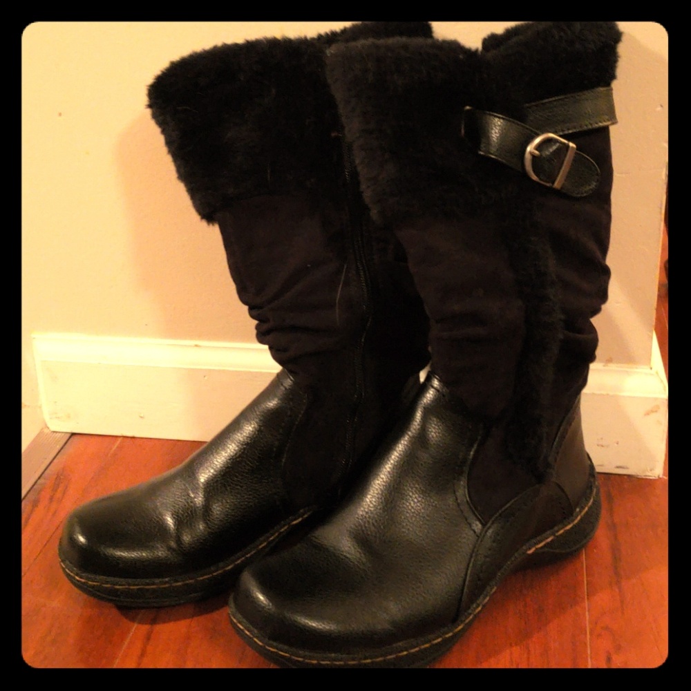 Comfortable Black Boots.
